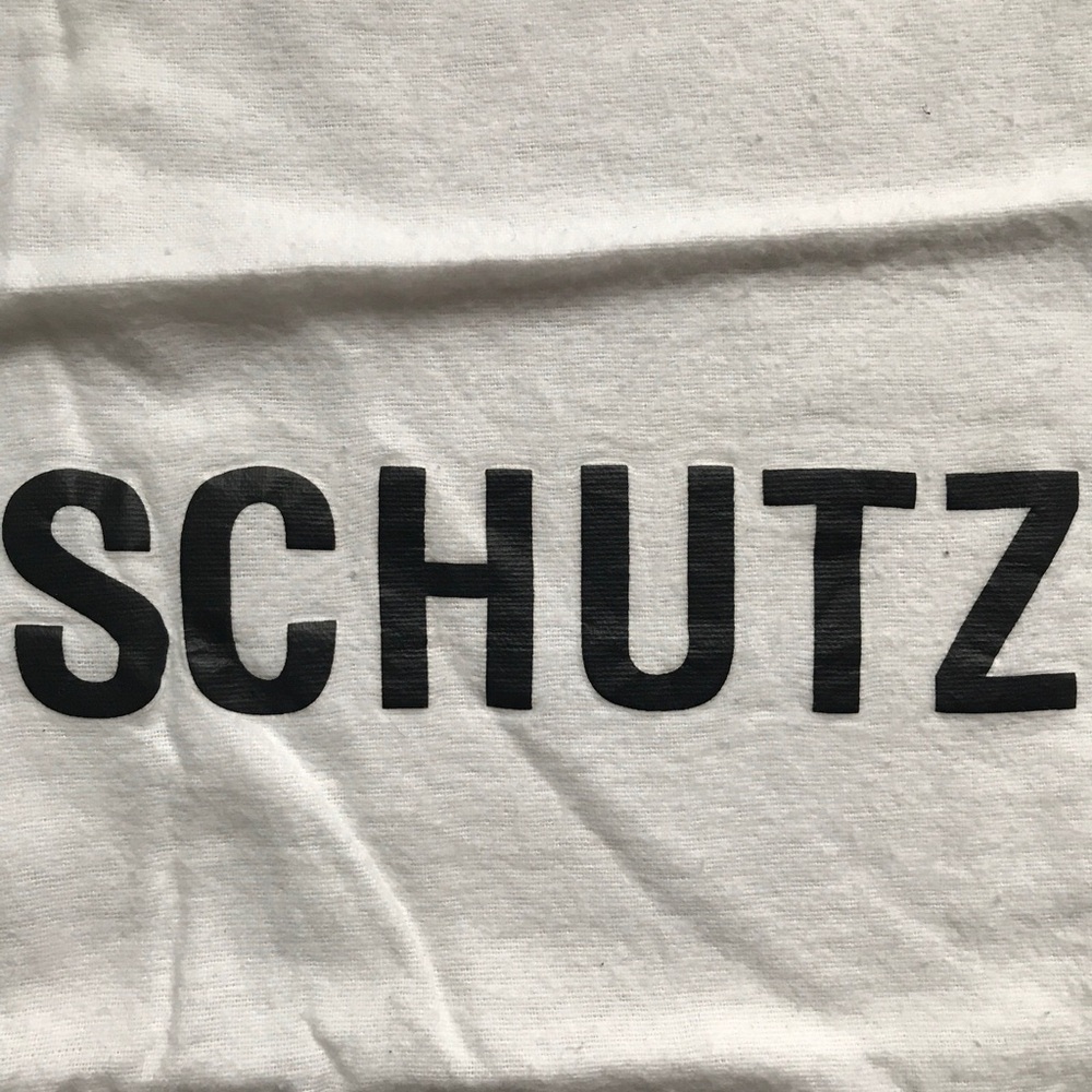 SCHUTZ WHITE DUST BAG SMALL DRAWSTRING STORAGE - Picture 4 of 7